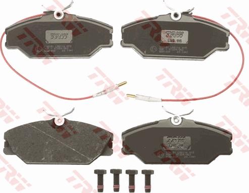 TRW GDB1030 - Brake Pad Set, disc brake onlydrive.pro