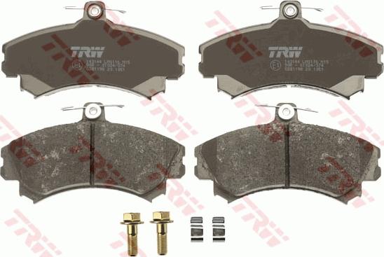 TRW GDB1198 - Brake Pad Set, disc brake onlydrive.pro