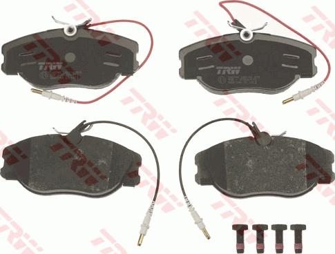 TRW GDB1148 - Brake Pad Set, disc brake onlydrive.pro