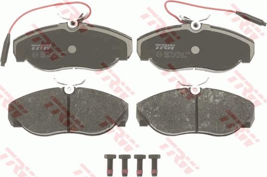 TRW GDB1105 - Brake Pad Set, disc brake onlydrive.pro