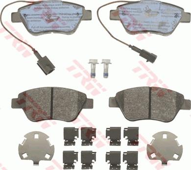 TRW GDB1891 - Brake Pad Set, disc brake onlydrive.pro