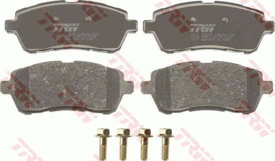 TRW GDB1893 - Brake Pad Set, disc brake onlydrive.pro