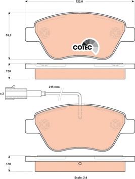 TRW GDB1842 - Brake Pad Set, disc brake onlydrive.pro