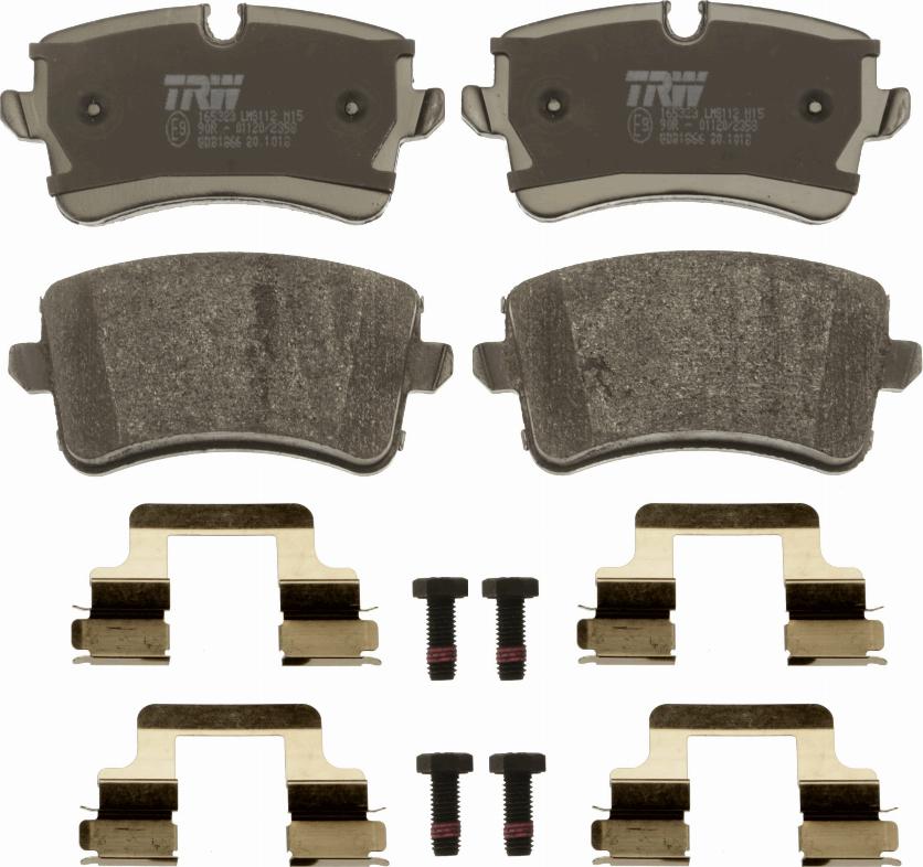 TRW GDB1866 - Brake Pad Set, disc brake onlydrive.pro