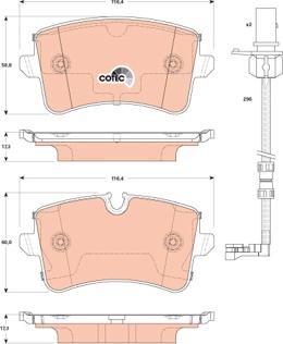 TRW GDB1867 - Brake Pad Set, disc brake onlydrive.pro