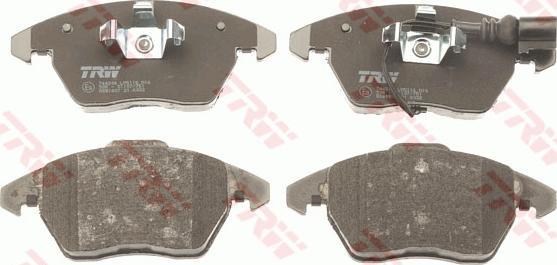 TRW GDB1807 - Brake Pad Set, disc brake onlydrive.pro