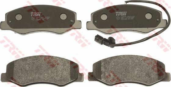 TRW GDB1885 - Brake Pad Set, disc brake onlydrive.pro