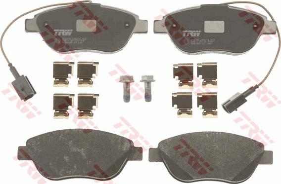 TRW GDB1829 - Brake Pad Set, disc brake onlydrive.pro