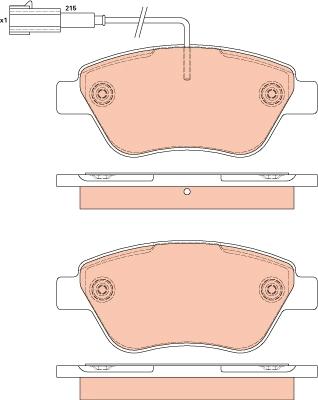 TRW GDB1879 - Brake Pad Set, disc brake onlydrive.pro