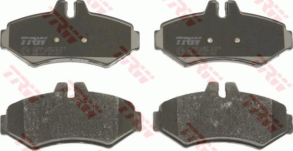 TRW GDB1399 - Brake Pad Set, disc brake onlydrive.pro