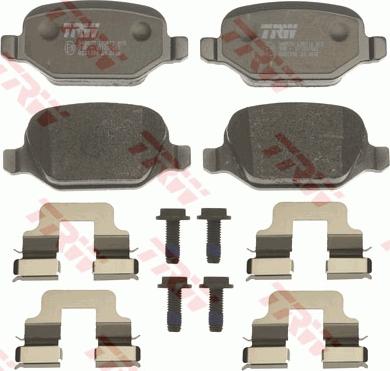 TRW GDB1396 - Brake Pad Set, disc brake onlydrive.pro