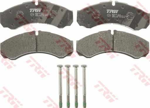 TRW GDB1345 - Brake Pad Set, disc brake onlydrive.pro