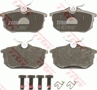 TRW GDB1314 - Brake Pad Set, disc brake onlydrive.pro