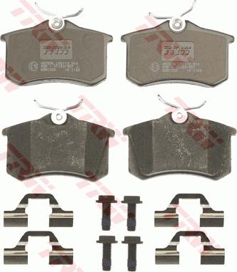 TRW GDB1330 - Brake Pad Set, disc brake onlydrive.pro