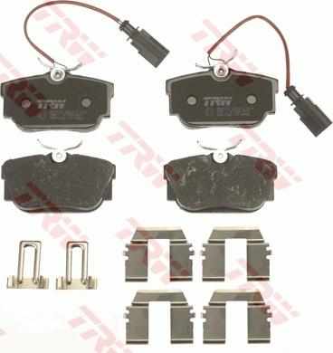 TRW GDB1326 - Brake Pad Set, disc brake onlydrive.pro