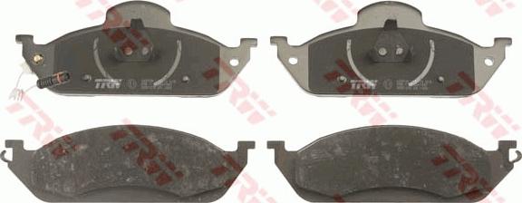 TRW GDB1378 - Brake Pad Set, disc brake onlydrive.pro