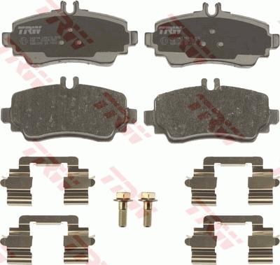 TRW GDB1293 - Brake Pad Set, disc brake onlydrive.pro