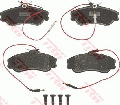 TRW GDB1260 - Brake Pad Set, disc brake onlydrive.pro