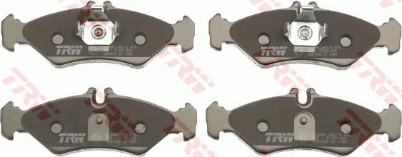 TRW GDB1262 - Brake Pad Set, disc brake onlydrive.pro