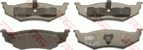 TRW GDB1234 - Brake Pad Set, disc brake onlydrive.pro