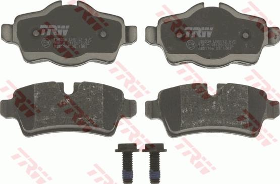 TRW GDB1766 - Brake Pad Set, disc brake onlydrive.pro