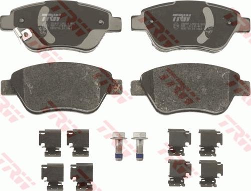 TRW GDB1700 - Brake Pad Set, disc brake onlydrive.pro