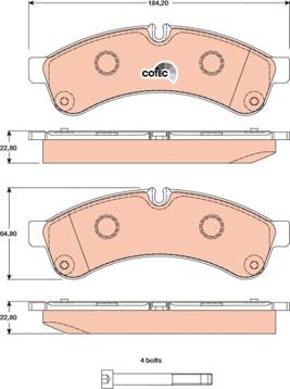 TRW GDB1780 - Brake Pad Set, disc brake onlydrive.pro