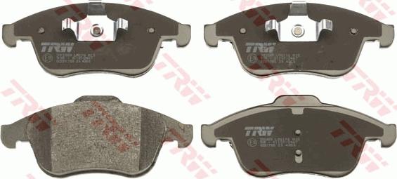 TRW GDB1788 - Brake Pad Set, disc brake onlydrive.pro