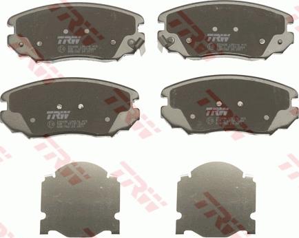 TRW GDB1782 - Brake Pad Set, disc brake onlydrive.pro