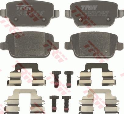 TRW GDB1732 - Brake Pad Set, disc brake onlydrive.pro