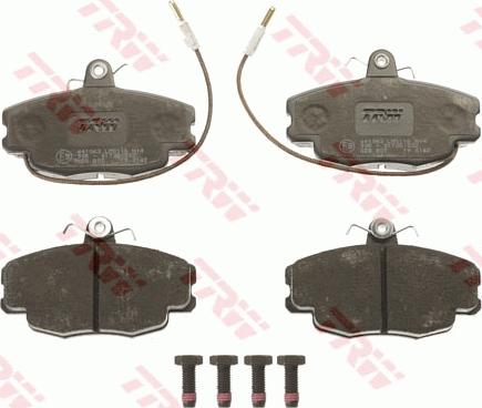 TRW GDB807 - Brake Pad Set, disc brake onlydrive.pro