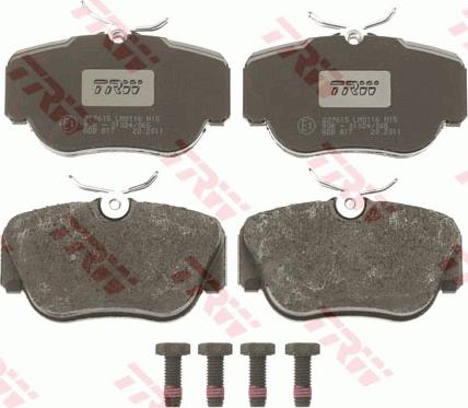 TRW GDB817 - Brake Pad Set, disc brake onlydrive.pro