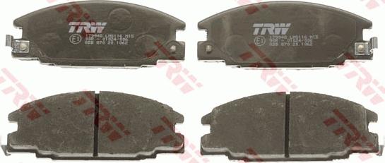 TRW GDB870 - Brake Pad Set, disc brake onlydrive.pro