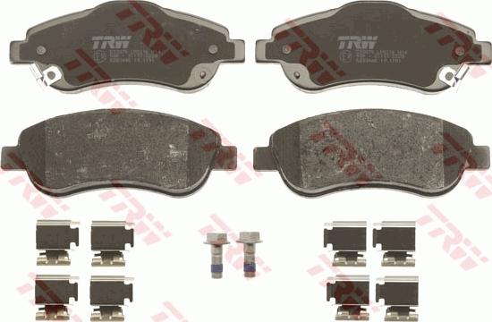 TRW GDB3445 - Brake Pad Set, disc brake onlydrive.pro