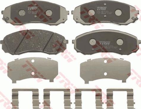 TRW GDB3448 - Brake Pad Set, disc brake onlydrive.pro