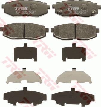 TRW GDB3442 - Brake Pad Set, disc brake onlydrive.pro