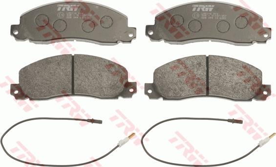 TRW GDB344 - Brake Pad Set, disc brake onlydrive.pro