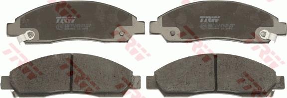 TRW GDB3466 - Brake Pad Set, disc brake onlydrive.pro