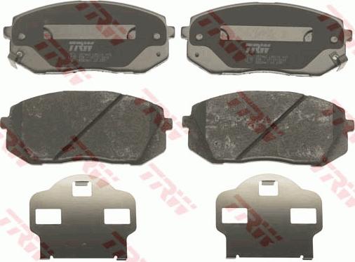 TRW GDB3461 - Brake Pad Set, disc brake onlydrive.pro