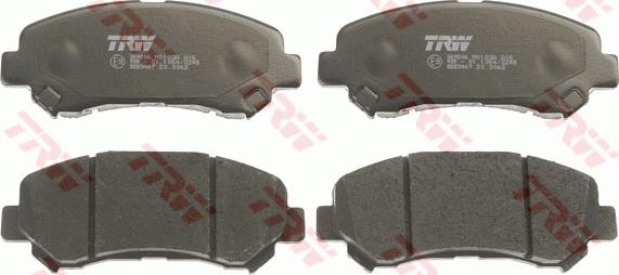 TRW GDB3467 - Brake Pad Set, disc brake onlydrive.pro