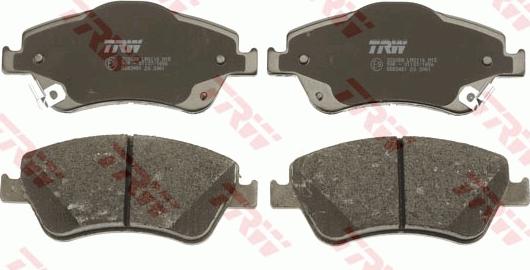 TRW GDB3481 - Brake Pad Set, disc brake onlydrive.pro