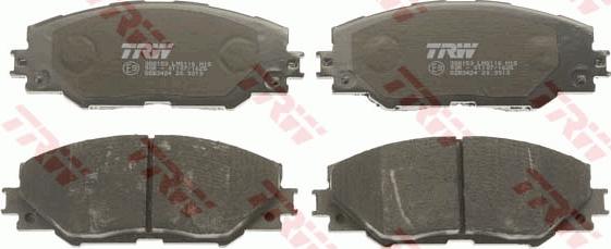 TRW GDB3424 - Brake Pad Set, disc brake onlydrive.pro