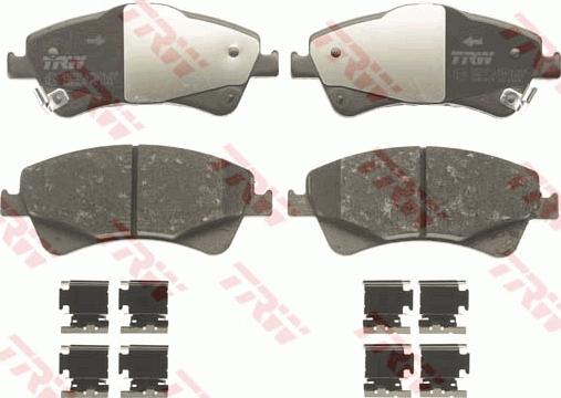 TRW GDB3479 - Brake Pad Set, disc brake onlydrive.pro