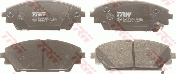 TRW GDB3592 - Brake Pad Set, disc brake onlydrive.pro