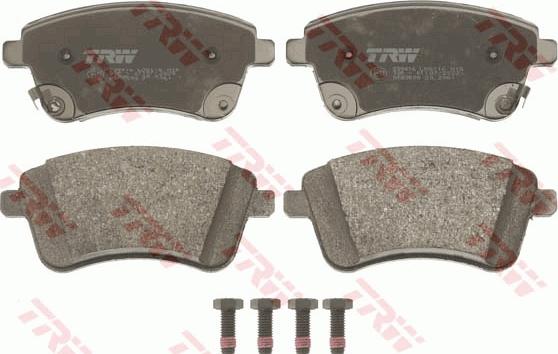 TRW GDB3509 - Brake Pad Set, disc brake onlydrive.pro