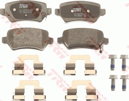 TRW GDB3585 - Brake Pad Set, disc brake onlydrive.pro