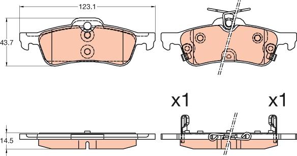 TRW GDB3588 - Bremžu uzliku kompl., Disku bremzes onlydrive.pro