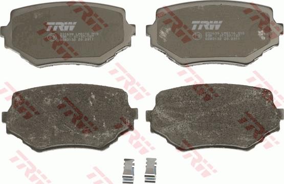 TRW GDB3132 - Brake Pad Set, disc brake onlydrive.pro