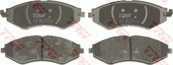 TRW GDB3347 - Brake Pad Set, disc brake onlydrive.pro