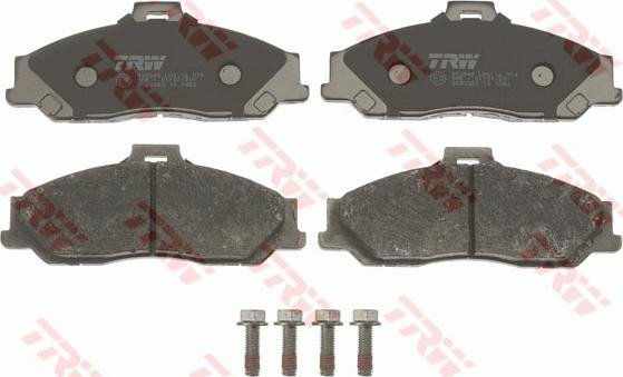 TRW GDB3353 - Brake Pad Set, disc brake onlydrive.pro